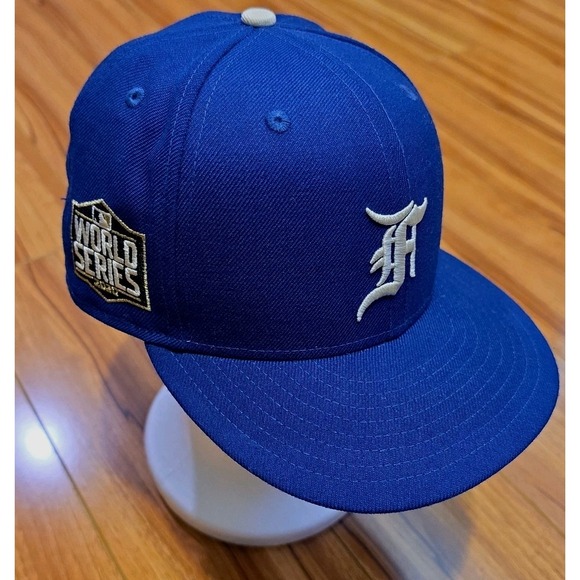 New Era Other - New Era 59Fifty x Fear of God 2020 World Series Patch Dodgers Baseball Cap 7 5/8